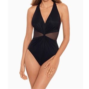 Miraclesuit Illusionists Wrapture One Piece Swimsuit Nwot